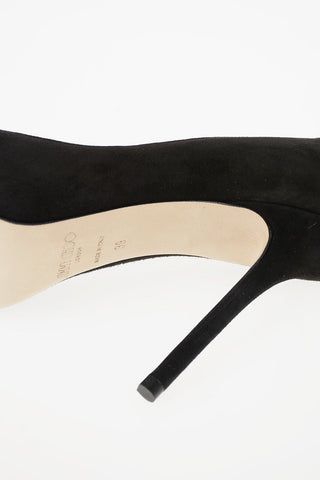 Suede LOVE JC Pumps 10cm