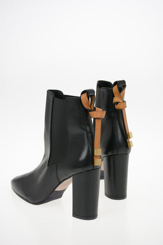Leather HUXLEY Pull On Booties 9cm