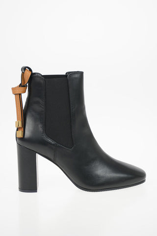 Leather HUXLEY Pull On Booties 9cm