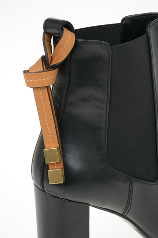 Leather HUXLEY Pull On Booties 9cm