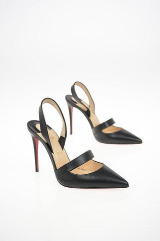 Leather ACTINA Slingbacks 10cm