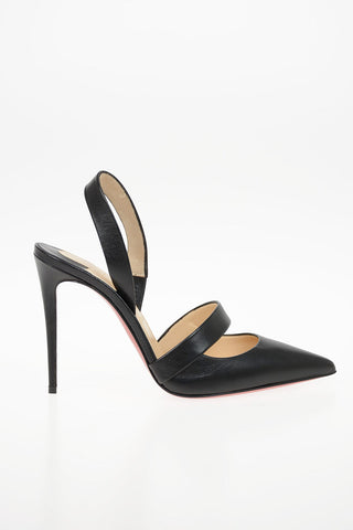 Leather ACTINA Slingbacks 10cm