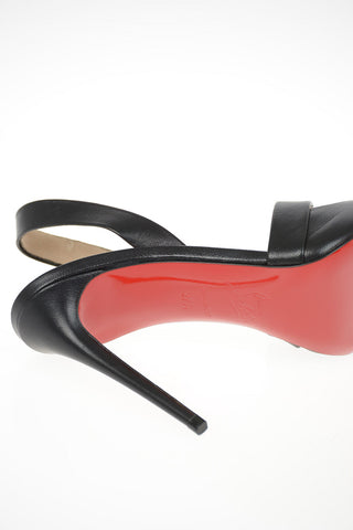 Leather ACTINA Slingbacks 10cm