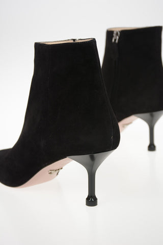 Suede Booties 8cm