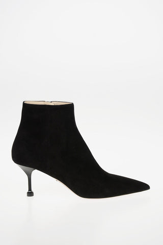 Suede Booties 8cm