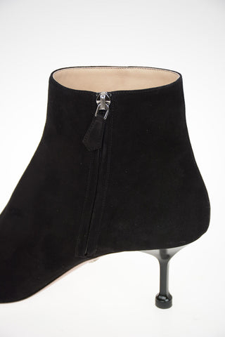 Suede Booties 8cm