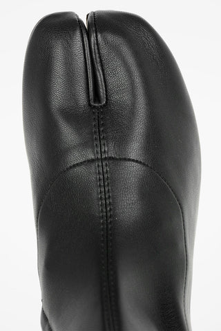 Leather TABI Over the Knee Boots 3.5cm