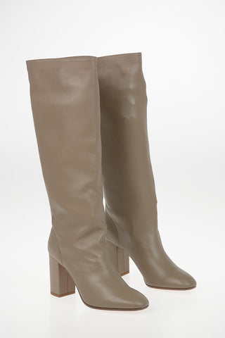 Leather BOOGIE Pull On Booties 8.5cm