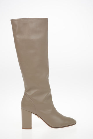 Leather BOOGIE Pull On Booties 8.5cm