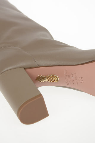 Leather BOOGIE Pull On Booties 8.5cm