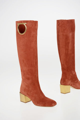 Suede Block Heel AVIO Boots 5.5cm
