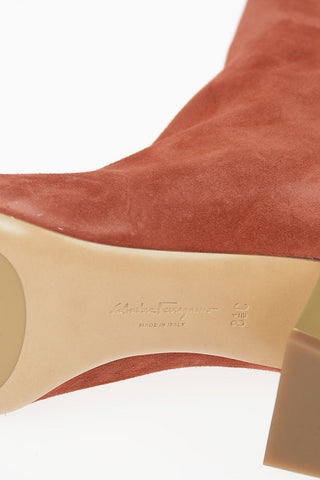 Suede Block Heel AVIO Boots 5.5cm