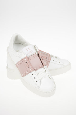 GARAVANI Leather ROCKSTUD UNTITLED 11. Sneakers