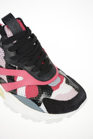 Sneakers in Tessuto Camouflage