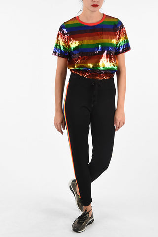 Joggers RAINBOW con Bande Laterali a Contrasto