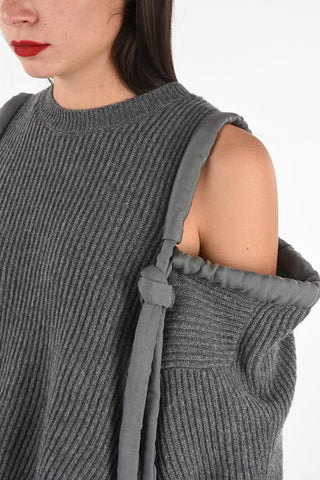 cold shoulder sweater