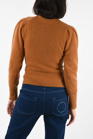  maglia a collo alto COLROY in cashmere con maniche juliet