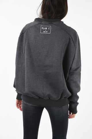 ONE OFF printed cotton crew-neck sweatshirt