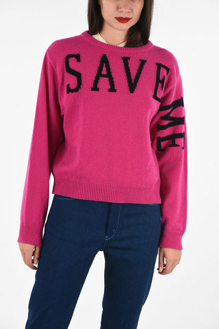 cashmere SAVE ME crew-neck sweater