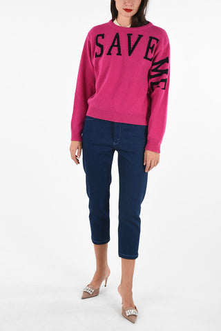 cashmere SAVE ME crew-neck sweater