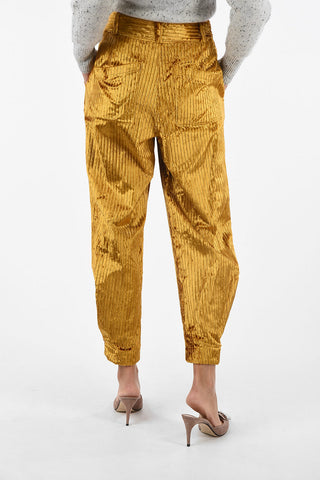 corduroy high-rise pants
