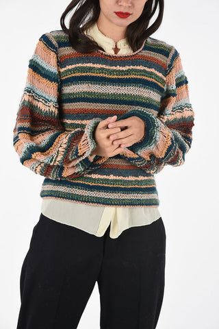 flounce Sleeve ELECTRA Sweater