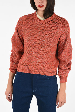 Maglia Manica Drappeggiata LINA con Dettagli in Lurex