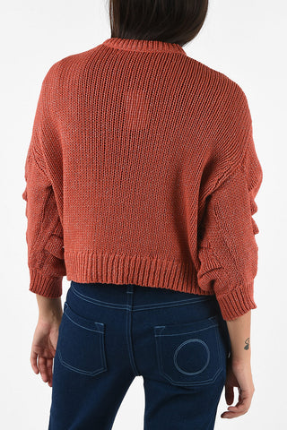 Maglia Manica Drappeggiata LINA con Dettagli in Lurex