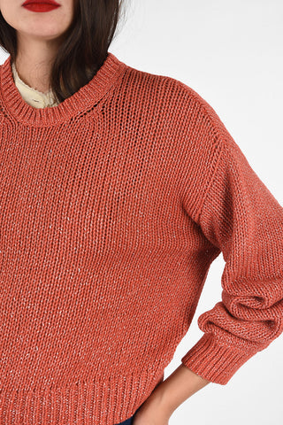 Maglia Manica Drappeggiata LINA con Dettagli in Lurex