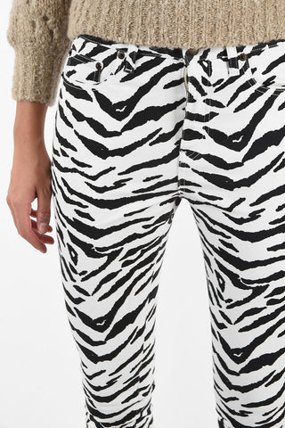 animal Printed skinny fit jeans