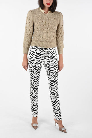 animal Printed skinny fit jeans