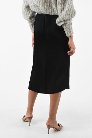 pencil Skirt with Frontal Split