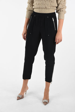 Pantaloni Cargo con Zip alla Caviglia