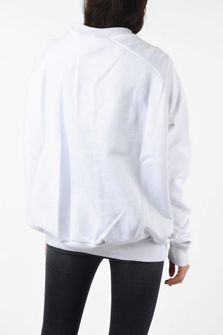ONE OFF Oversized crew-neck sweatshirt with print