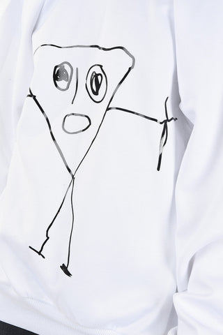 ONE OFF Oversized crew-neck sweatshirt with print