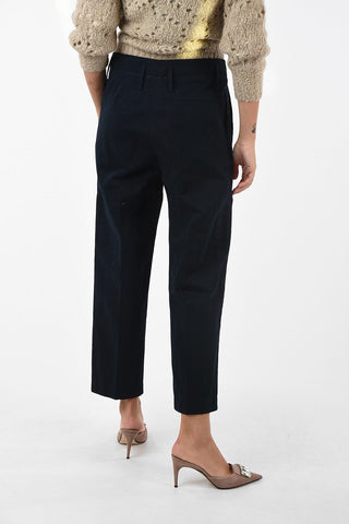 Wide leg high-rise pants