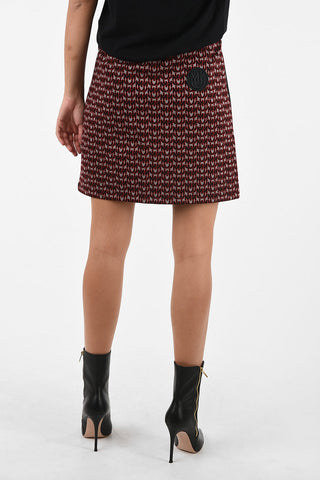 Monogram Mini Skirt