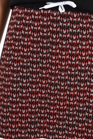 Monogram Mini Skirt