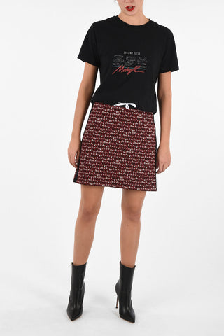 Monogram Mini Skirt