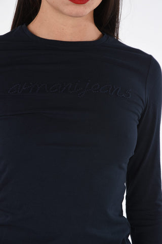 ARMANI JEANS Embroidered T-shirt