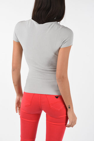 GIORGIO ARMANI T-shirt in Maglia a Costine