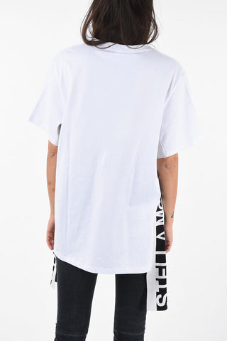 Oversized T-shirt with Logo Side Band