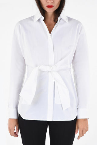 hidden closure DINDA shirt with bow