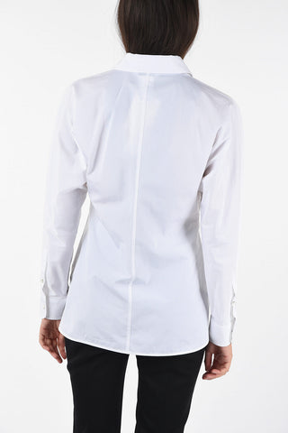 hidden closure DINDA shirt with bow