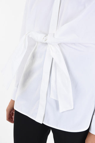 hidden closure DINDA shirt with bow