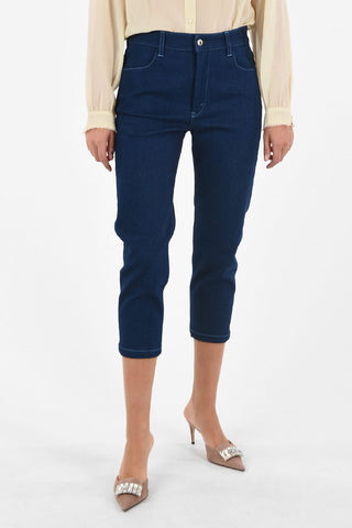 Jeans Tapered con Dettaglio Zip