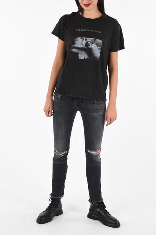 Cotton and Cashmere LOVE WILL TEAR US APART T-shirt