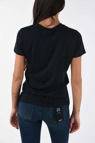 ARMANI JEANS T-shirt collo a V Ricamata