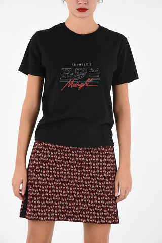 t-shirt In Cotone con stampa