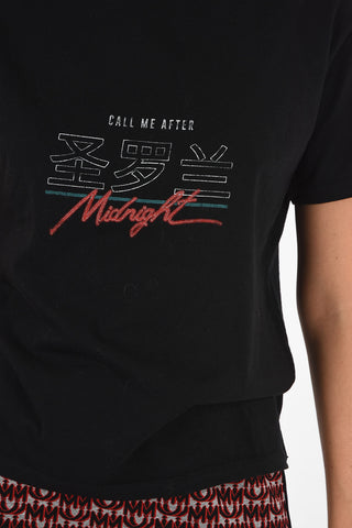 t-shirt In Cotone con stampa